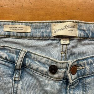 Target High Rise Slim straight pants